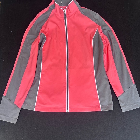 NATURAL LIFE Jackets & Blazers - Natural Life Red and Gray Jacket